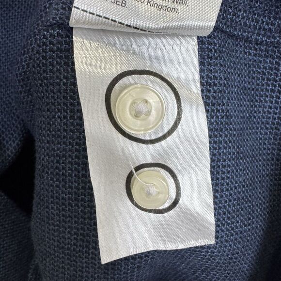 Untuckit Mens Veneto Button Down Shirt Size 3XL Blue Wrinkle Free Preppy Work - Picture 7 of 8